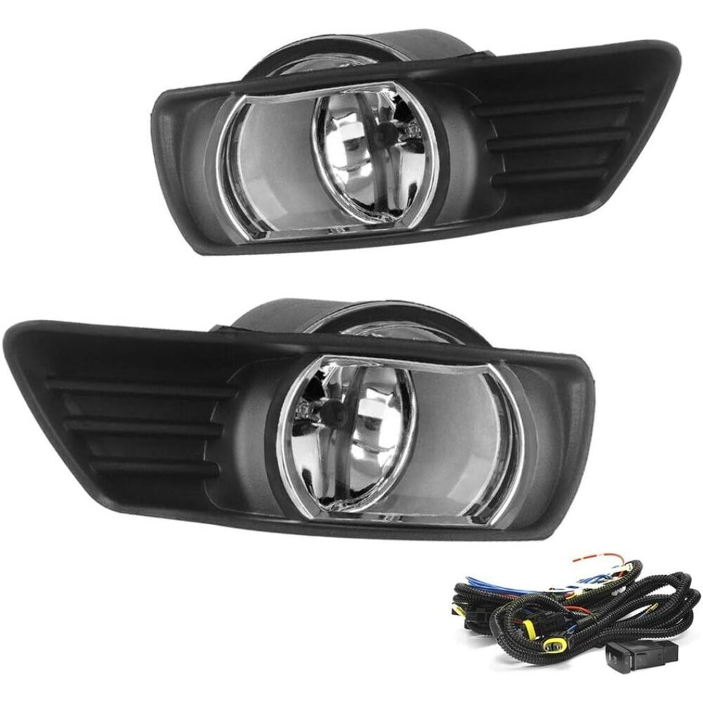 Driving Fog Lights Lamps Replacement for Toyota Camry 2007 2008 2009 with H11 12
